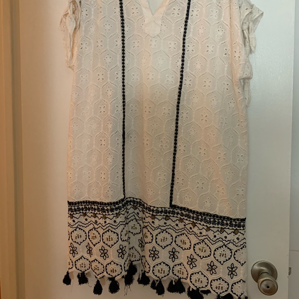 White embellished Dress